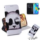 Panda Pattern Coloured Drawing Horizontal Flip Leather Case for Huawei P30 Pro, with Holder & Card Slots & Wallet - 1