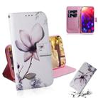 Magnolia Flower Pattern Coloured Drawing Horizontal Flip Leather Case for Huawei Honor View 20, with Holder & Card Slots & Wallet - 1