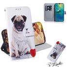 Pug Pattern Coloured Drawing Horizontal Flip Leather Case for Huawei Mate 20, with Holder & Card Slots & Wallet - 1