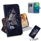 Lion Pattern Coloured Drawing Horizontal Flip Leather Case for Huawei Mate 20, with Holder & Card Slots & Wallet - 1