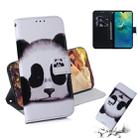 Panda Pattern Coloured Drawing Horizontal Flip Leather Case for Huawei Mate 20, with Holder & Card Slots & Wallet - 1