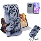 Tiger Pattern Coloured Drawing Horizontal Flip Leather Case for Huawei Nova 3, with Holder & Card Slots & Wallet - 1