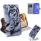 Tiger Pattern Coloured Drawing Horizontal Flip Leather Case for Huawei P Smart+ 2019 / Nova 3i, with Holder & Card Slots & Wallet - 1