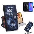 Wolf and Dog Pattern Coloured Drawing Horizontal Flip Leather Case for Huawei P Smart+ 2019 / Nova 3i, with Holder & Card Slots & Wallet - 1