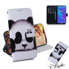 Panda Pattern Coloured Drawing Horizontal Flip Leather Case for Huawei Y6 (2019), with Holder & Card Slots & Wallet - 1