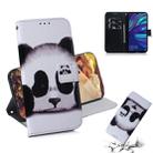 Panda Pattern Coloured Drawing Horizontal Flip Leather Case for Huawei Y7 Prime (2019) / Y7 Pro (2019) / Enjoy 9, with Holder & Card Slots & Wallet - 1