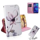 Magnolia Flower Pattern Coloured Drawing Horizontal Flip Leather Case for Huawei Y7 Prime (2019) / Y7 Pro (2019) / Enjoy 9, with Holder & Card Slots & Wallet - 1