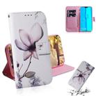 Magnolia Flower Pattern Coloured Drawing Horizontal Flip Leather Case for Huawei Y9 (2019) / Enjoy 9 Plus, with Holder & Card Slots & Wallet - 1