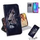 Lion Pattern Coloured Drawing Horizontal Flip Leather Case for Huawei Honor 8C, with Holder & Card Slots & Wallet - 1