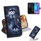 Wolf and Dog Pattern Coloured Drawing Horizontal Flip Leather Case for Huawei Honor 8C, with Holder & Card Slots & Wallet - 1