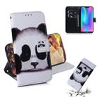 Panda Pattern Coloured Drawing Horizontal Flip Leather Case for Huawei Honor 8C, with Holder & Card Slots & Wallet - 1