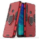 PC + TPU Shockproof Protective Case for Huawei P Smart Z / Y9 Prime (2019), with Magnetic Ring Holder (Red) - 2