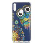 Blue Owl Pattern Noctilucent TPU Soft Case for Huawei Y7 Pro(2019) - 2