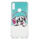 Headphone Puppy Pattern Noctilucent TPU Soft Case for Huawei Y7 Pro(2019) - 2