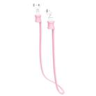 Silicone Anti-lost String for Huawei Honor FlyPods / FlyPods Pro / FreeBuds2 / FreeBuds2 Pro, Cable Length: 68cm(Pink) - 1