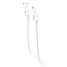 Silicone Anti-lost String for Huawei Honor FlyPods / FlyPods Pro / FreeBuds2 / FreeBuds2 Pro, Cable Length: 68cm(White) - 1