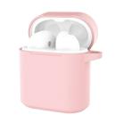Silicone Charging Box Silicone Protective Case for Huawei Honor FlyPods / FlyPods Pro / FreeBuds2 / FreeBuds2 Pro(Pink) - 1