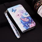 Butterfly Flower Pattern Colored Drawing Horizontal Flip Leather Case for Huawei P30, with Holder & Card Slots & Wallet & Lanyard - 1