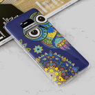 Luminous Blue Owl Pattern Shockproof TPU Protective Case for Huawei Mate 20 Pro - 1