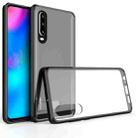 Scratchproof TPU + Acrylic Protective Case for Huawei P30(Black) - 1