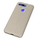 Litchi Texture TPU Shockproof Case for Huawei Honor V20(Grey) - 2