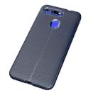 Litchi Texture TPU Shockproof Case for Huawei Honor V20(Navy Blue) - 2