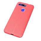 Litchi Texture TPU Shockproof Case for Huawei Honor V20(Red) - 2