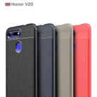 Litchi Texture TPU Shockproof Case for Huawei Honor V20(Red) - 7