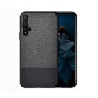 Shockproof Splicing PU + Cloth Protective Case for Huawei Honor View 20 (Black) - 1