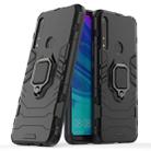 PC + TPU Shockproof Protective Case for Huawei Psmart Z, with Magnetic Ring Holder(Black) - 1