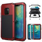Tank Waterproof Dustproof Shockproof Aluminum Alloy + Silicone Case for Huawei Mate 20 Pro (Red) - 1