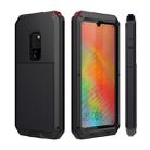 Tank Waterproof Dustproof Shockproof Aluminum Alloy + Silicone Case for Huawei Mate 20 (Black) - 1