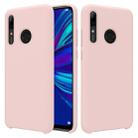 Solid Color Liquid Silicone Dropproof Protective Case for Huawei Enjoy 9s (Pink) - 1