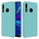 Solid Color Liquid Silicone Dropproof Protective Case for Huawei Enjoy 9s (Blue) - 1
