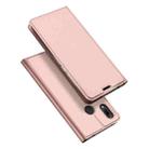 DUX DUCIS Skin Pro Series Horizontal Flip PU + TPU Leather Case for Huawei Y7 (2019), with Holder & Card Slots (Rose Gold) - 1