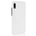 Shockproof Crocodile Texture PC + PU Case for Huawei Y6 Pro (2019) (White) - 3