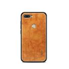 MOFI Shockproof PU Paste PC Case for Huawei Honor 9i(Light Brown) - 1