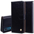 Business Style Oil Wax Texture Horizontal Flip Leather Case for Huawei P30, with Holder & Card Slots & Wallet (Black) - 1