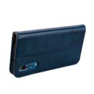 Business Style Oil Wax Texture Horizontal Flip Leather Case for Huawei P30, with Holder & Card Slots & Wallet (Blue) - 6