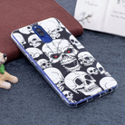 For Huawei  Mate 10 Lite Noctilucent Red Eye Skull Pattern TPU Soft Back Case Protective Cover - 1