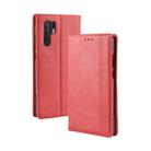 Magnetic Buckle Retro Texture Horizontal Flip Leather Case for Huawei P30 Pro, with Holder & Card Slots & Wallet (Red) - 1