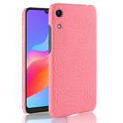 Shockproof Crocodile Texture PC + PU Case for Huawei Honor Play 8A (Pink) - 1