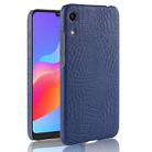 Shockproof Crocodile Texture PC + PU Case for Huawei Honor Play 8A (Blue) - 1