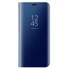 For Huawei  Mate 9 Electroplating PC + PU Horizontal Flip Protective Case with Holder & Sleep / Wake-up Function (Blue) - 1