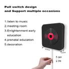 KC-808 Wall Mounted Bluetooth 4.2+EDR CD Player with Remote Control, Support FM(Black) - 4