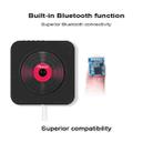 KC-808 Wall Mounted Bluetooth 4.2+EDR CD Player with Remote Control, Support FM(Black) - 6