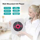 KC-808 Wall Mounted Bluetooth 4.2+EDR CD Player with Remote Control, Support FM(Black) - 9