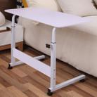 Portable Household Removable White Laptop Desk Table Bedside Desk - 1