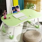 Foldable Non-slip Laptop Desk Table Stand with Card Slot (Green) - 1