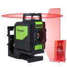 901CR H360 Degrees / V130 Degrees Laser Level Covering Walls and Floors 5 Line Red Beam IP54 Water / Dust proof(Red) - 1